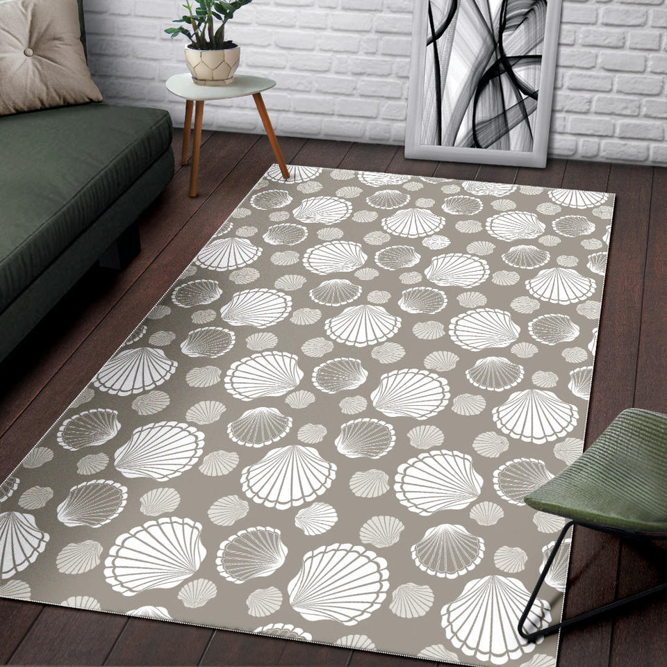 Scallop Shell Pattern Area Rug