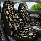 Raccoon Watermelon Pattern  Universal Fit Car Seat Covers
