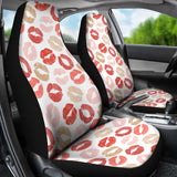 Lips Pattern Print Design 04 Universal Fit Car Seat Covers