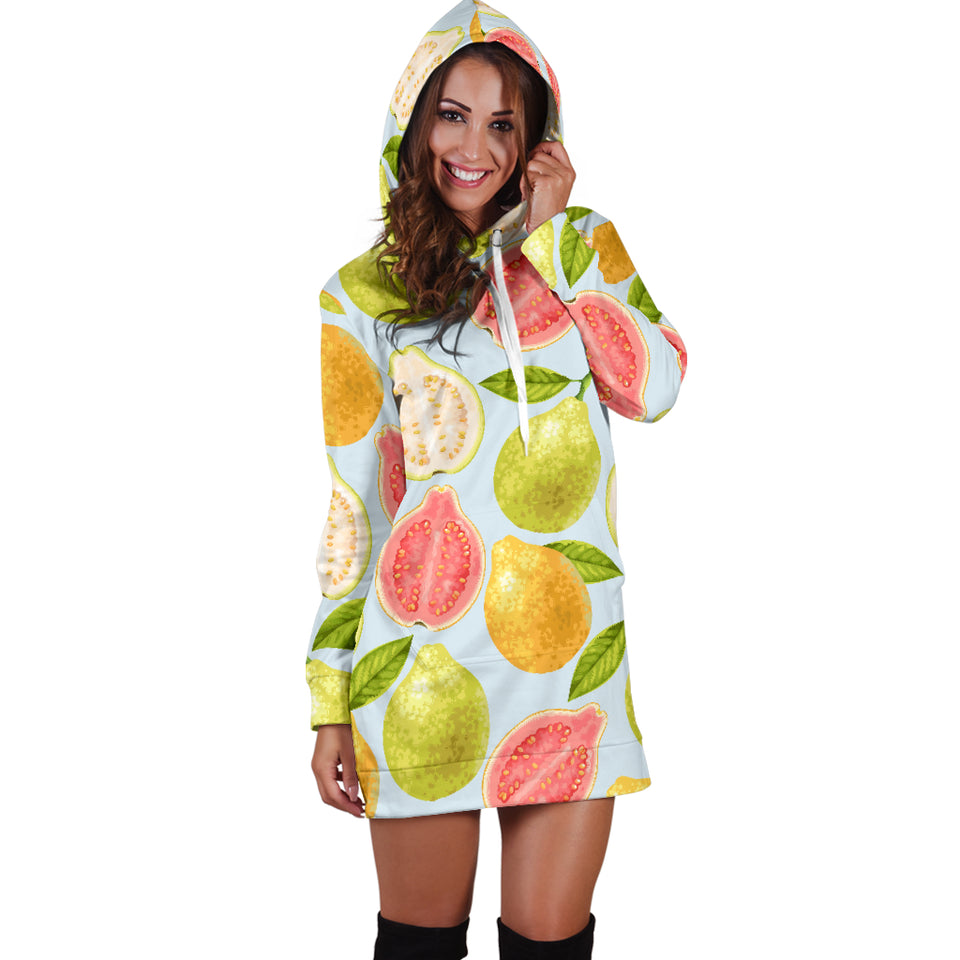 Guava Design Pattern Women'S Hoodie Dress