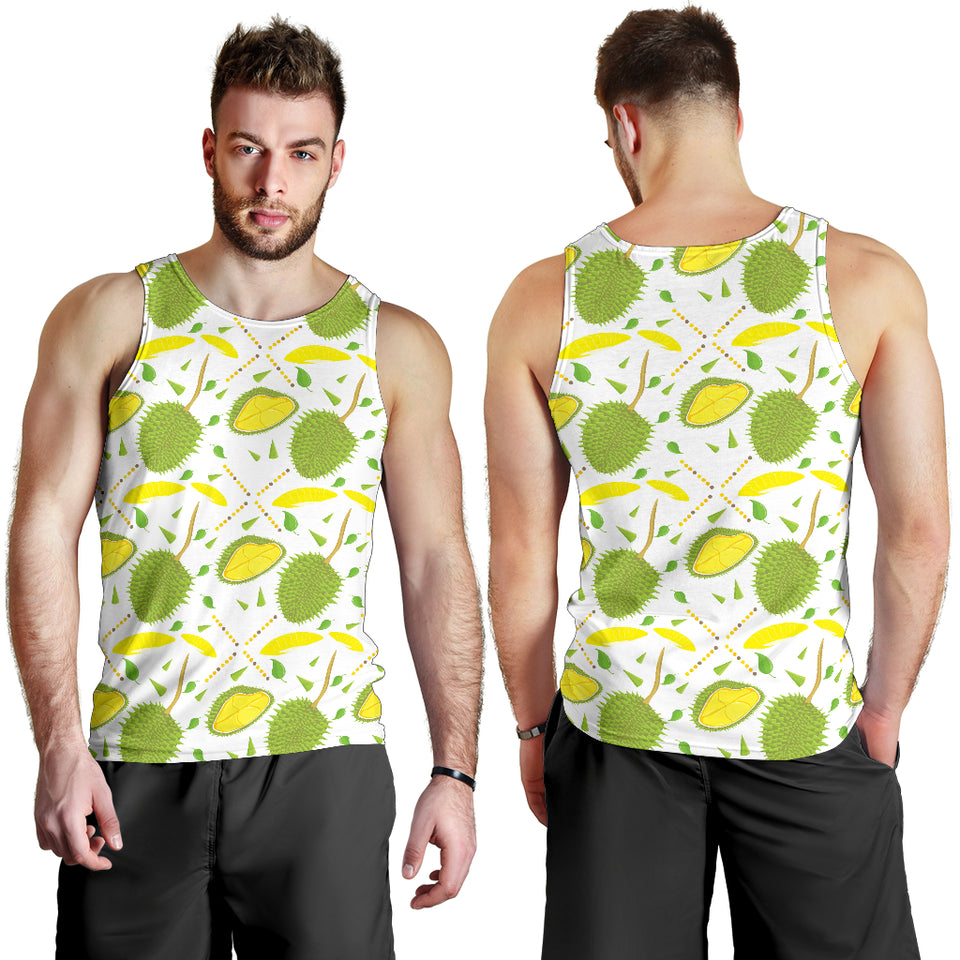 Durian pattern background Men Tank Top