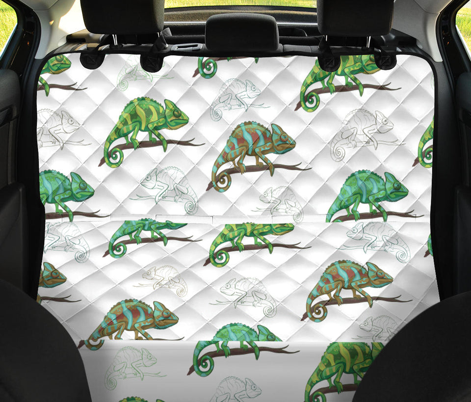 Chameleon Lizard Pattern Dog Car Seat Covers