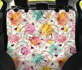 Clock Butterfly Pattern Dog Car Seat Covers
