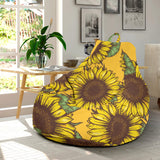 Sunflower Pattern Bean Bag Cover