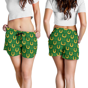 Horseshoes Pattern Print Design 05 Women Shorts