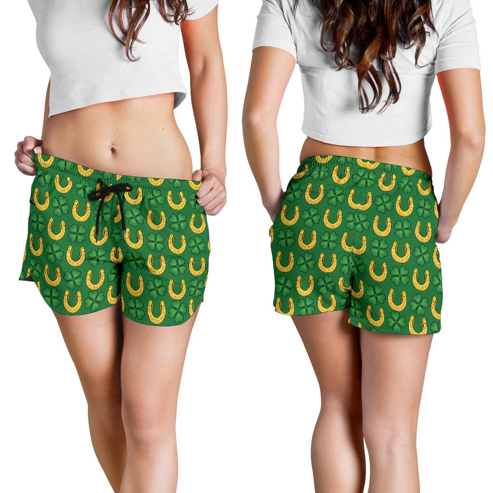 Horseshoes Pattern Print Design 05 Women Shorts