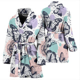 Butterfly Pattern Women'S Bathrobe