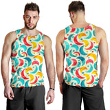 Colorful moon pattern Men Tank Top