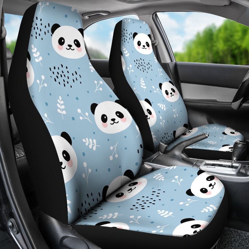 Cute Panda Pattern Universal Fit Car Seat Covers