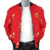 Strawberry Texture Skin Pattern Men'S Bomber Jacket