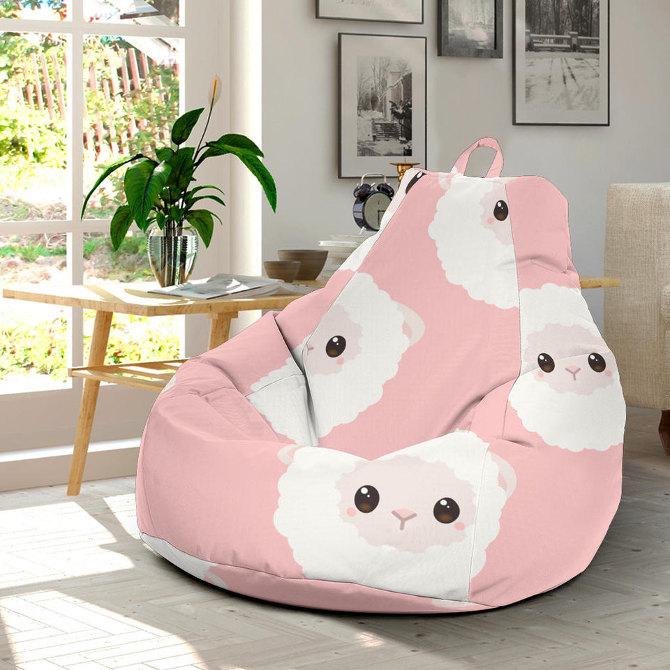 Cute Sheep Pattern Bean Bag Cover