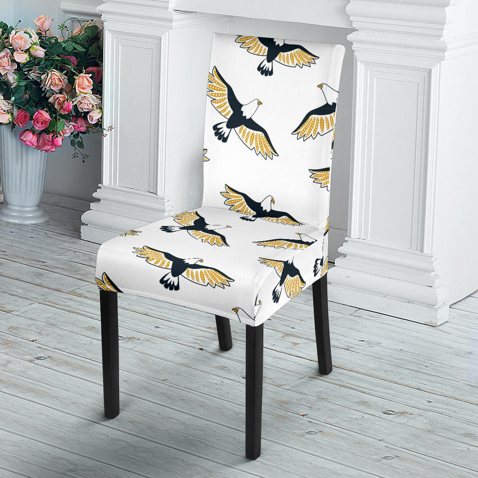 Eagle Pattern Print Design 03 Dining Chair Slipcover