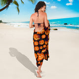 Halloween Pumpkin Pattern Sarong