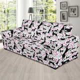 Greyhound Pattern Print Design 02 Sofa Slipcover