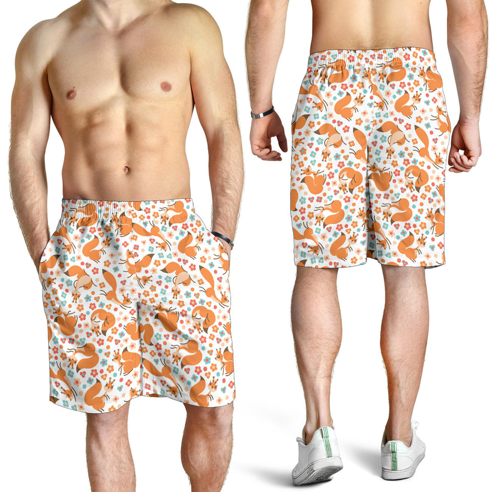 Squirrel Pattern Print Design 05 Men Shorts