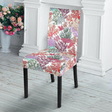 Coral Reef Pattern Print Design 03 Dining Chair Slipcover