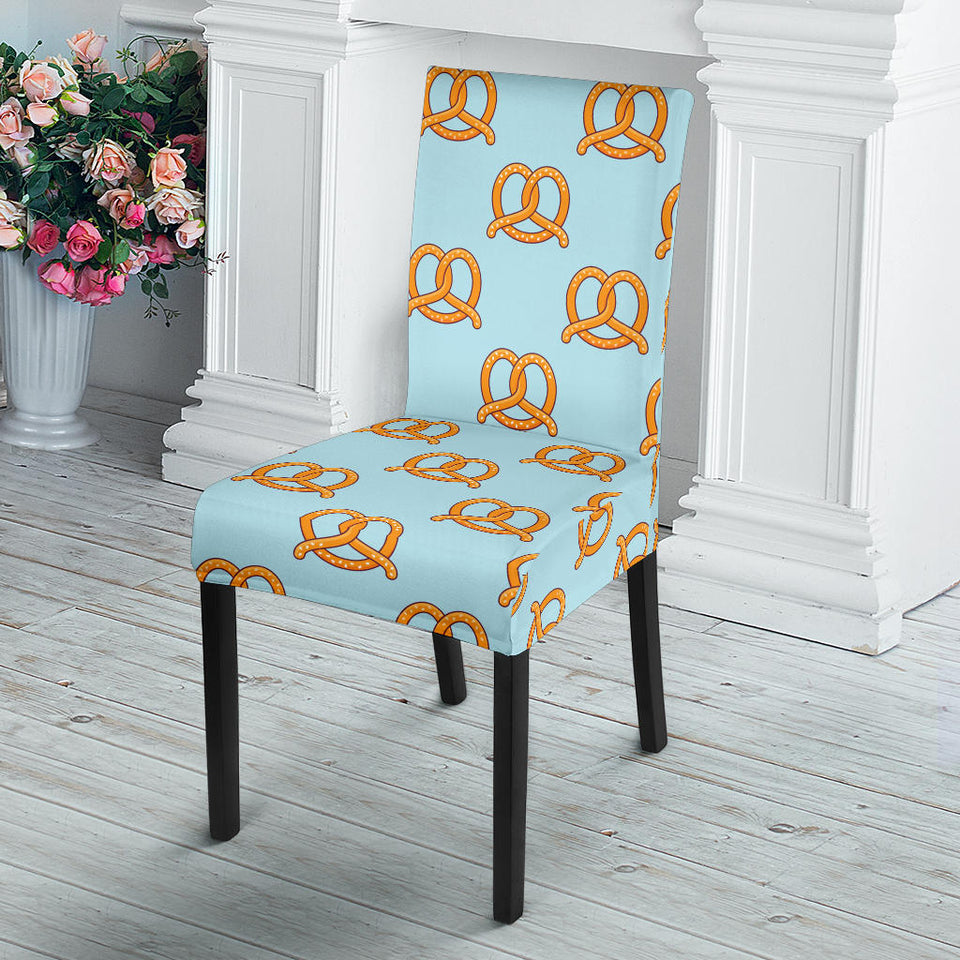 Pretzels Pattern Print Design 03 Dining Chair Slipcover