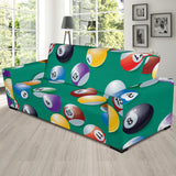 Billiard Ball Pattern Print Design 01 Sofa Slipcover