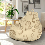 Hand Drawn Peanuts Pattern Bean Bag Cover