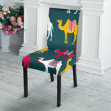 Camel Pattern Dining Chair Slipcover