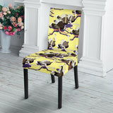 Ostrich Pattern Print Design 04 Dining Chair Slipcover