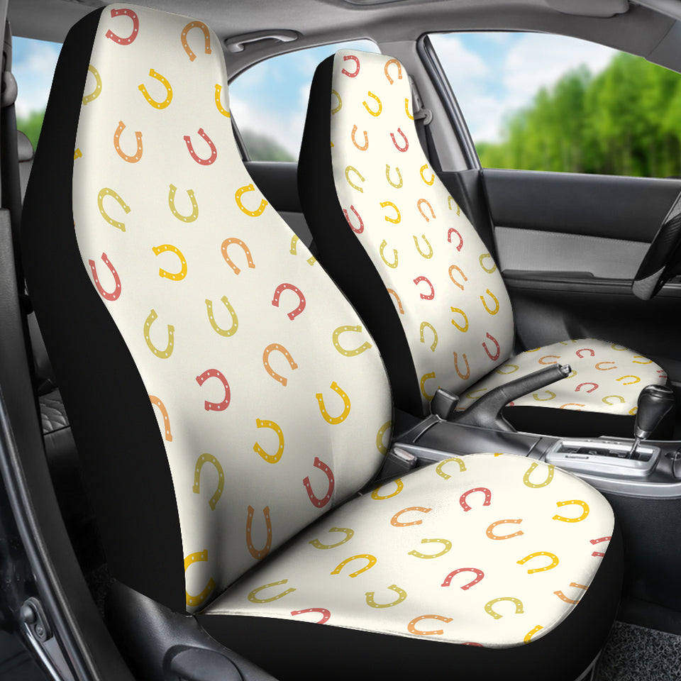 Horseshoes Pattern Print Design 02 Universal Fit Car Seat Covers