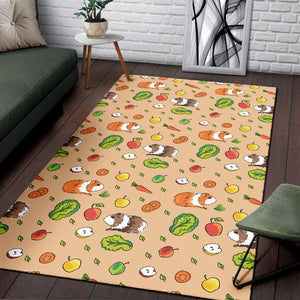 Guinea Pig Pattern Print Design 05 Area Rug