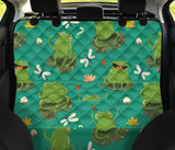 Cute Frog Dragonfly Design Pattern Dog Car Seat Covers