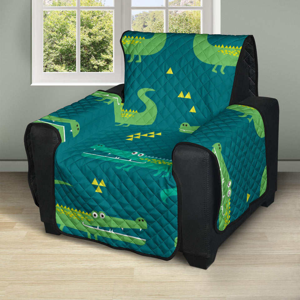 Crocodile pattern Recliner Cover Protector