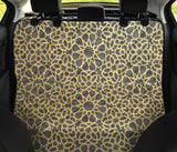 Arabic Star Gold Pattern Dog Car Seat Covers
