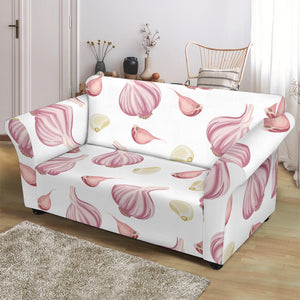 Garlic Pattern Loveseat Couch Slipcover