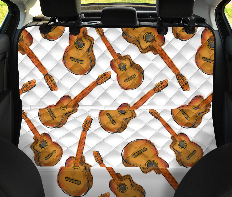 Paint Guitar Pattern Dog Car Seat Covers