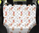 Chihuahua Bone Paw Pattern Dog Car Seat Covers