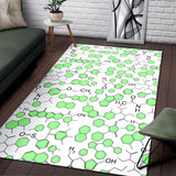 Chemistry Periodic Table Pattern Print Design 03 Area Rug