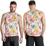 Clock butterfly pattern Men Tank Top