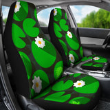 Frog Waterlily Pattern Universal Fit Car Seat Covers