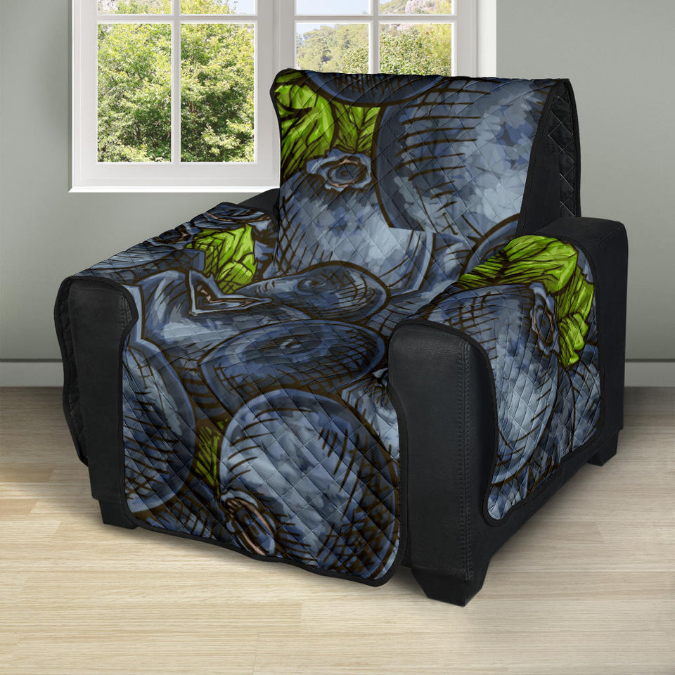 blueberry pattern Recliner Cover Protector