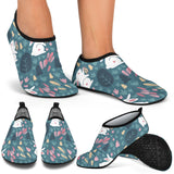 Cute Rabbit Pattern Aqua Shoes