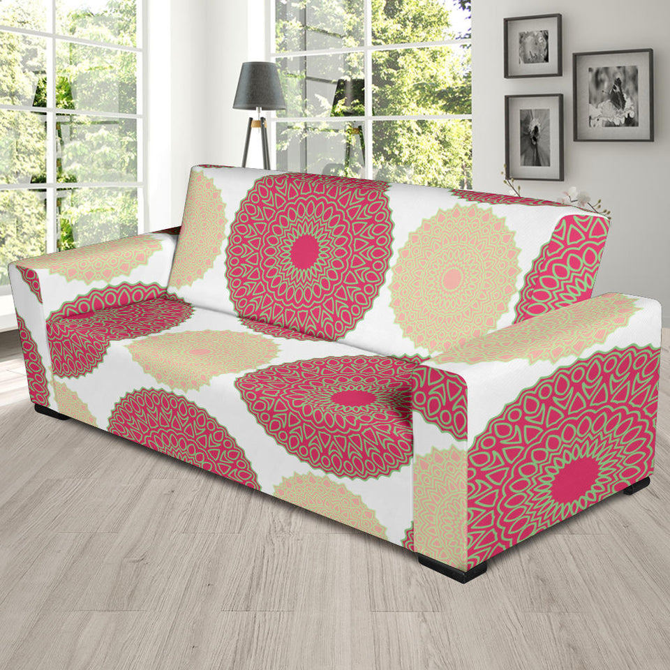 Circle Indian Pattern Sofa Slipcover