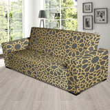 Arabic Star Gold Pattern Sofa Slipcover