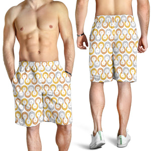 Horseshoes Pattern Print Design 03 Men Shorts