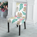 Colorful Shell Pattern Dining Chair Slipcover