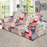 Pig Pattern Print Design 02  Sofa Slipcover