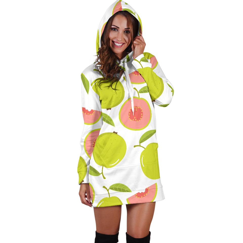 Guava Pattern Women'S Hoodie Dress