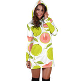 Guava Pattern Women'S Hoodie Dress