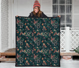 Snake Forest Pattern Premium Quilt