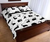 Goat ram pattern Quilt Bed Set
