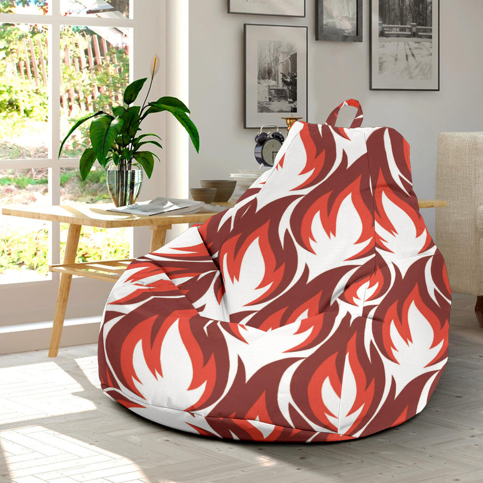 Fire Flame Symbol Design Pattern Bean Bag Cover