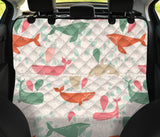 Cute Whale Pattern Dog Car Seat Covers