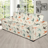 Swallow Pattern Print Design 02  Sofa Slipcover